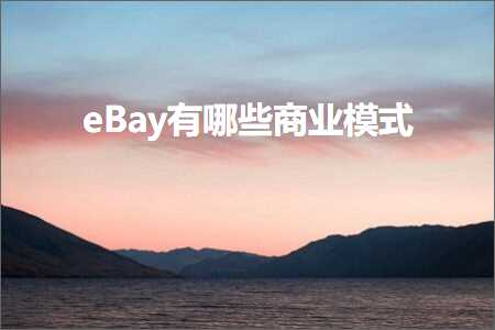 hhpoker下载 跨境电商知识:eBay有哪些商业模式